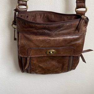 Fossil Crossbody shoulder bag leather